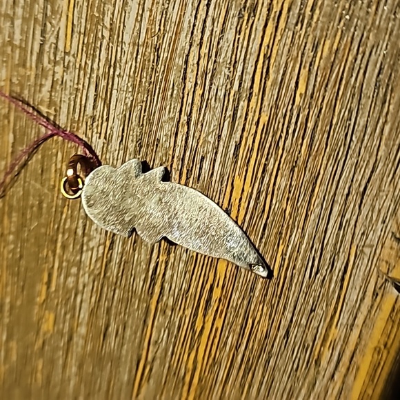 New Natural Tanzanite Sterling Silver feather 🪶 pendant - Picture 4 of 6